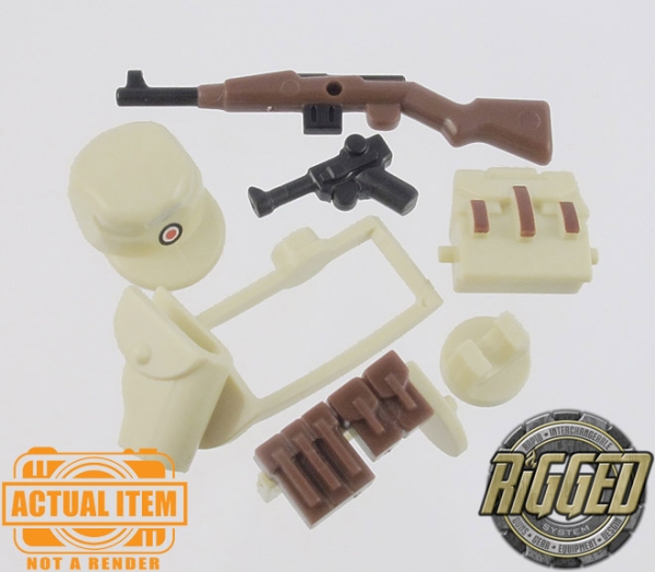 Custom Brick Forge WW2 Deutscher Afrika Corps Waffen Set für z.B. LEGO ® Figuren